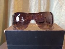 BVLGARI 6059-B SUNGLASSES - CRACKED LENS SHIELD