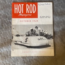 Hot Rod Magazine October 1949