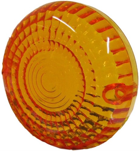 Indicator lens front amber - indicator, l/h
