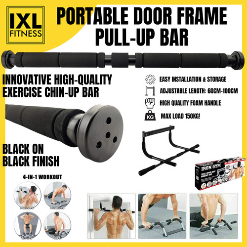 Pull bar doorway - up,