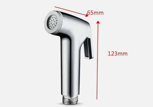 Chrome muslim shower head - chrome,