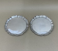 Pair Of Antique Silver Plated