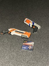 Price Crash - Summer Holidays Fun  - 2 x NERF Guns/26 Foam ‘Bullets’/Bag