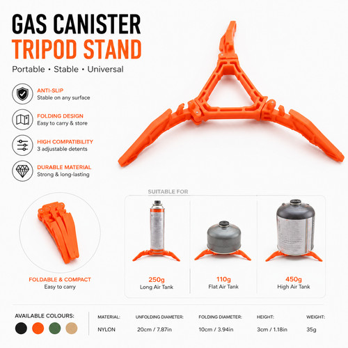 Olding gas canister stand - canister,