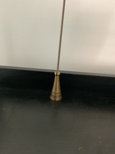 Vintage brass candle snuffer - vintage,