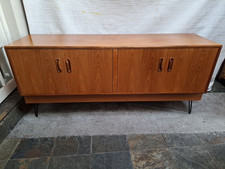 G Plan Mid Century Teak Sideboard On Hairpin Legs