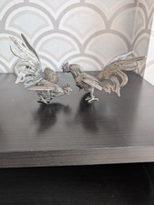 Vintage Silver Plated Fighting