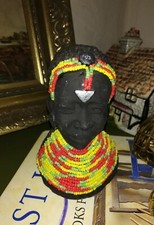 Vintage Kenyan Clay Bust