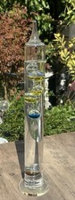 Large  Vintage Retro Galileo Thermometer With Floating Gauges - Perfect Gift