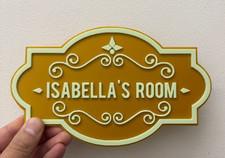 Personalised Bedroom Door Plaque - Kids, Teenager,Nursery, Bedroom, Room Sign