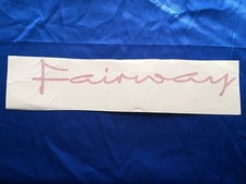 LTI LONDON TAXI FAIRWAY/FAIRWAY DRIVER BOOT STICKER