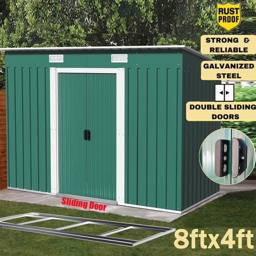 8x4ft garden storage shed with - 8x4ft,