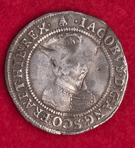 James irish silver shilling - irish,