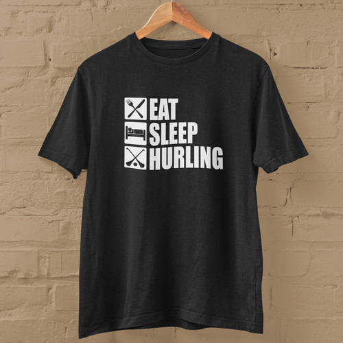 Eat sleep hurling - hurling, t-shirt