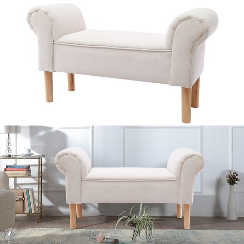Upholstered bed end bench - end,