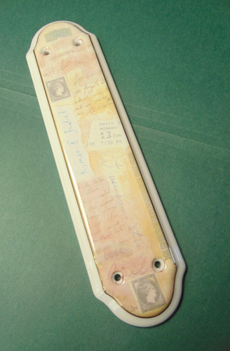 Door finger plate - plate, romeo