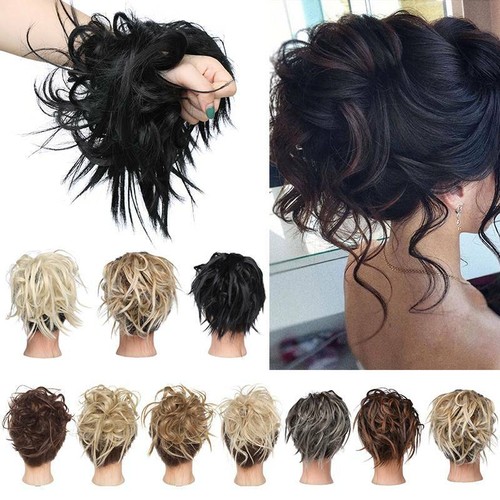 100 real messy bun - bun, scrunchie