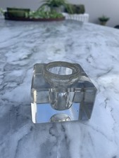 Antique Glass Inkwell