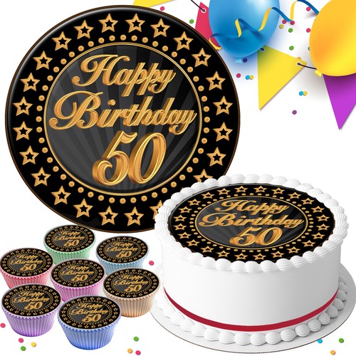 Black gold 50th birthday party - birthday,