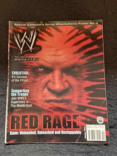 Wwe magazine october 2003 - wwe,