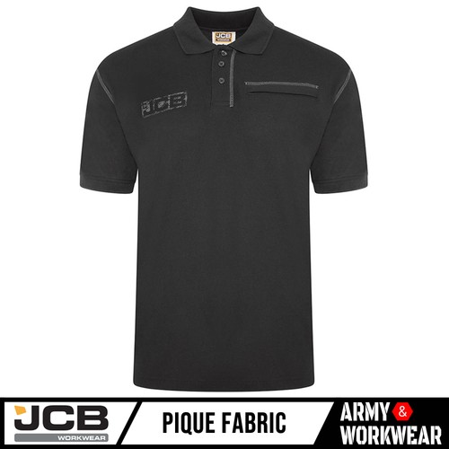 Jcb trade work polo shirt - trade,