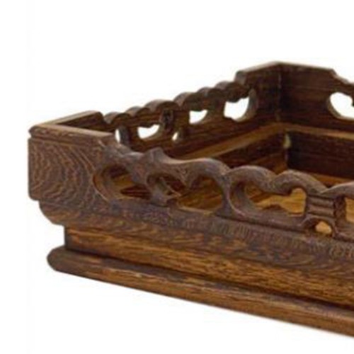 Rectangular wooden display - rectangular,