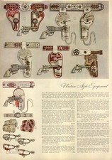 1949 PAPER AD 3 PG COLOR Toy cap gun pony boy Pistol sparkling machine G man