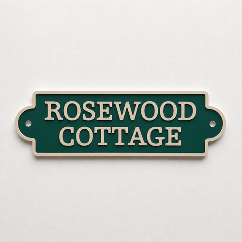 Personalised text sign custom - personalised,