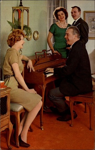 Wurlitzer compact piano - piano, music