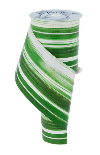 Variegated moss green - green, and