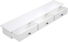 2/3 Drawers Wall Mounted Floating Shelf Display Storage Rack Cabinet Sideboard