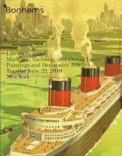 BONHAMS MARITIME MODEL OCEANLINER NORMANDIE LUSITANIA