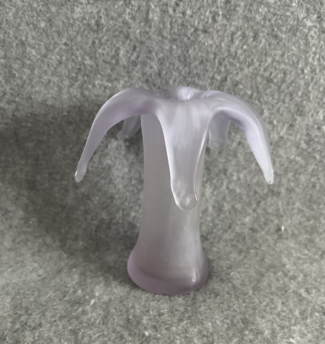 Vintage lilac frosted - lilac, glass