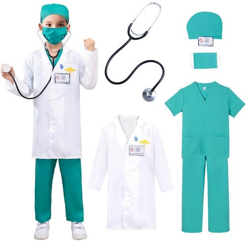 9pcs doctor costume for - 9pcs,
