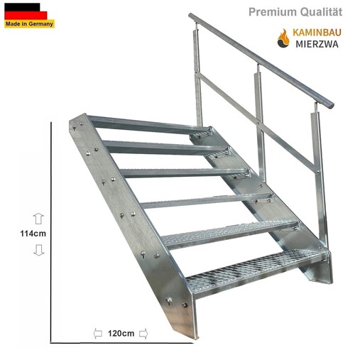 Premium steel stair - stair, 6