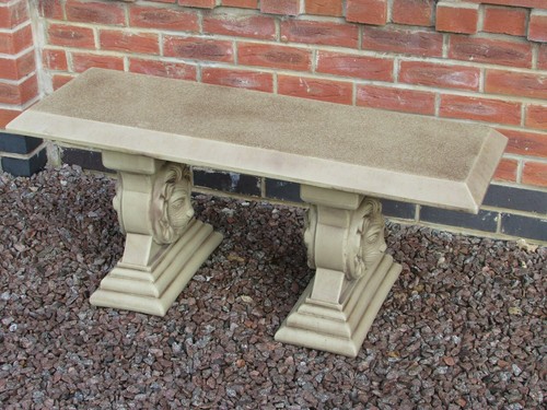 Stone concrete lion - concrete, straight