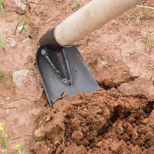 Forged steel garden hoe - steel,