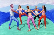David Hockney, The Dancers V