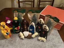 BRAND NEW QUALITY HAND KNITTED CHRISTMAS NATIVITY SET JEAN GREENHOWE'S PATTERN