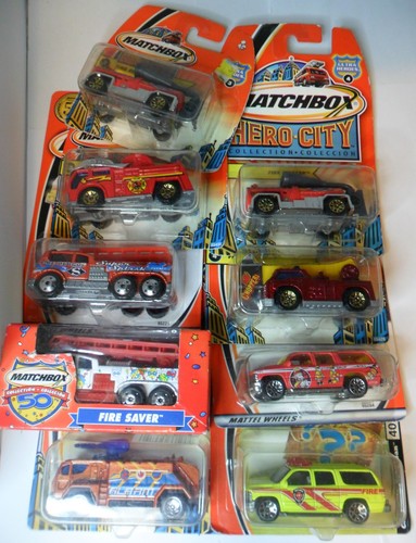 Matchbox fire engines - fire, multi