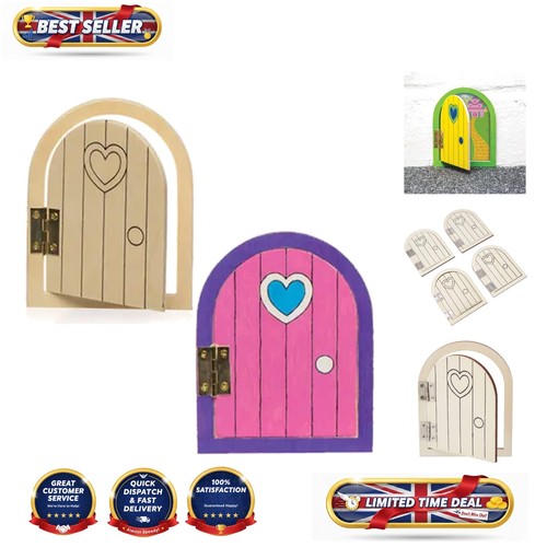 Pack wooden fairy - wooden, doors