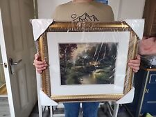 Thomas Kinkade Stillwater Cottage Framed Print 