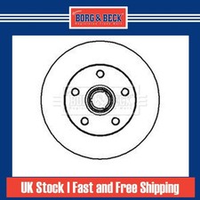 2x Brake Discs Solid For VW