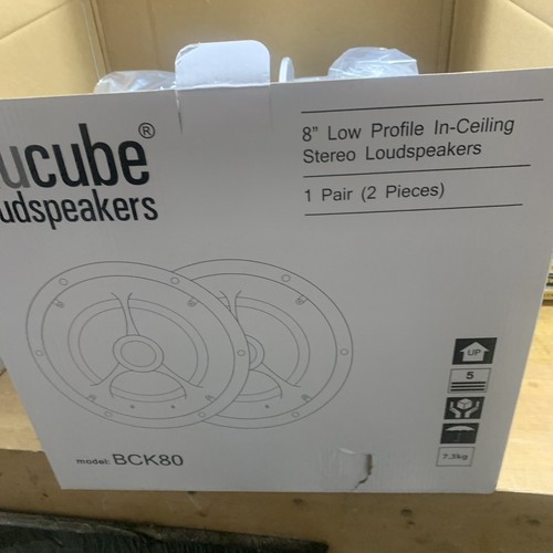 Pair blucube speaker 8 - speaker, 8”