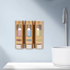 400ml 3 Pack Hotel Shower soap Dispenser,  Wall-mounted Shampoo Dispenser Hotel