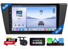 Eonon E90X6S 1DIN Android 13 9" Car Play Stereo Sat Nav for BMW E90 E91 E92 E93