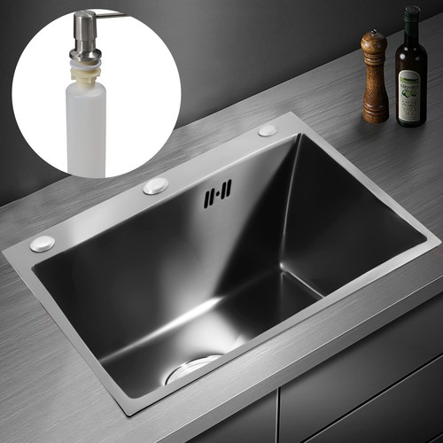 Stainless steel kitchen sink - stainless,