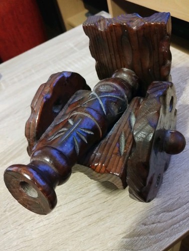 Old carved wooden - old,