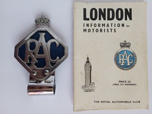 Rac vintage car badge - rac,