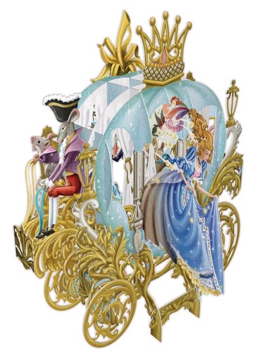 Cinderella carriage 3d pop - cinderella's,
